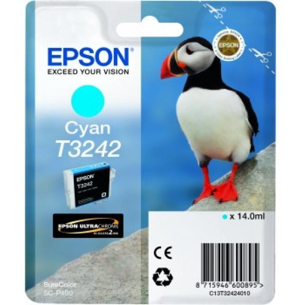 Cartuccia Epson T3242 (C13T32424010) ciano - U00370