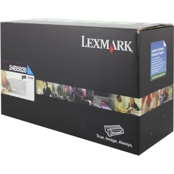 Toner Lexmark 24B5828 ciano - U00399