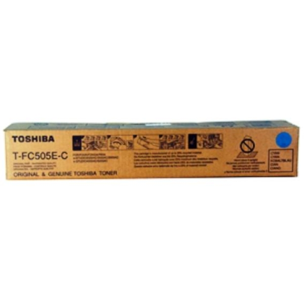 Toner Toshiba T-FC505EC (6AJ00000135) ciano - U00455