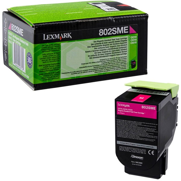 Toner Lexmark 802SME (80C2SME) magenta - U00566