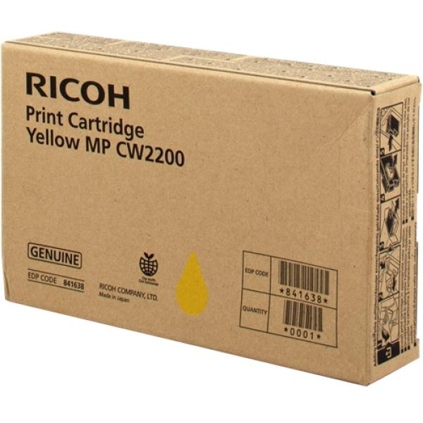 Gel Ricoh MP CW2200 (841638) giallo - U00744