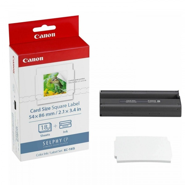 Cartuccia Canon KC-18 IS + PCC-CP400 (6202B003) colore - U00779