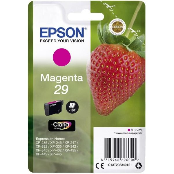 Cartuccia Epson T29 (C13T29834012) magenta - U01261