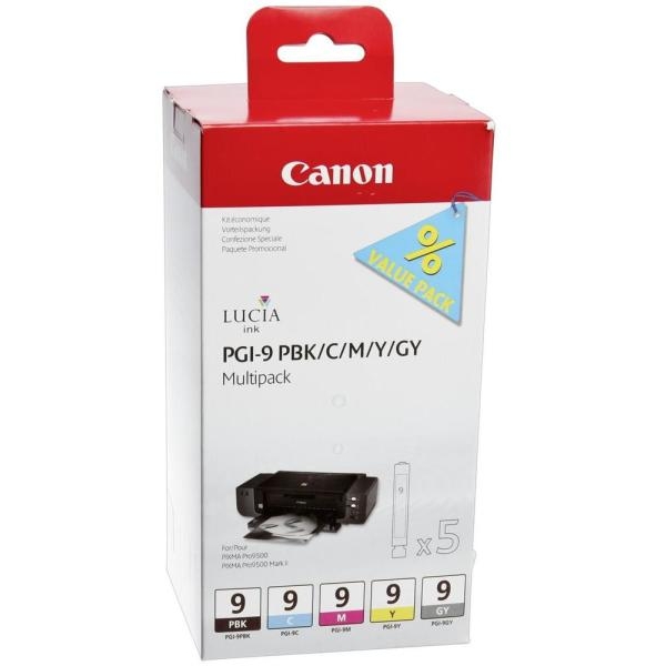 Serbatoio Canon PGI-9 (1034B013) 5 colori - Y01513