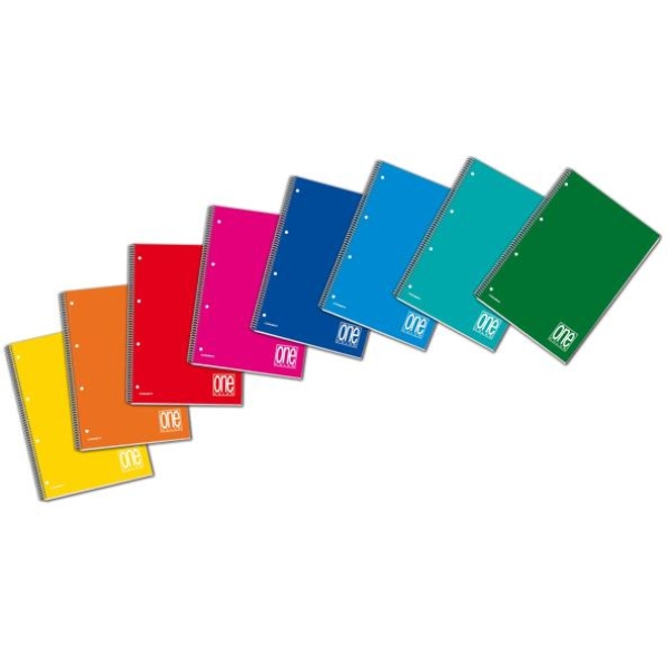 Maxiquaderno A4 spiralato 1rigo s/fori 80gr 60fg one color blasetti - Y01842