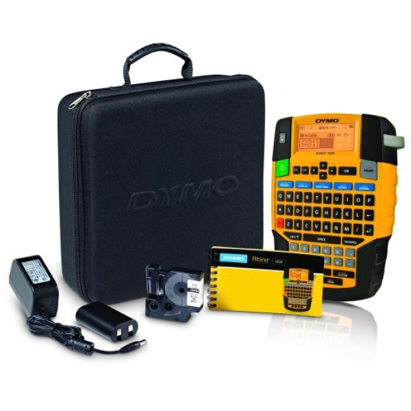 Stampante Etichette Dymo Rhino 4200 - Tastiera QWERTY, Custodia Inclusa, Giallo - Foto 9