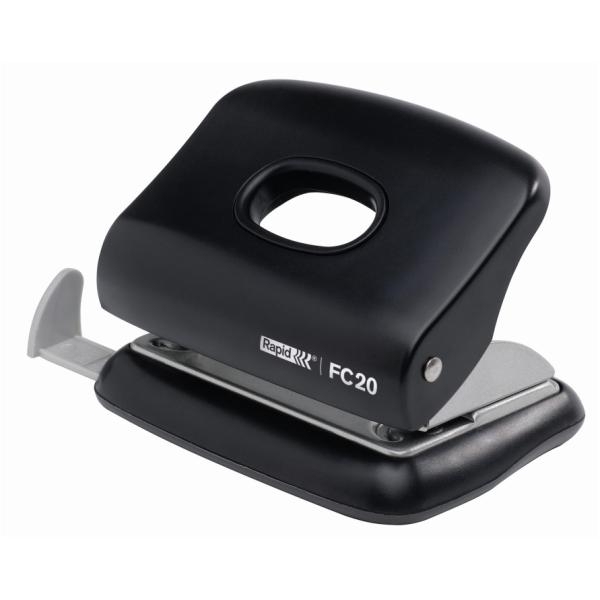 Perforatore Rapid Fc20 | Fino A 20 Fogli | Base Raccoglitore | Metallo Resistente | Blu - Foto 6