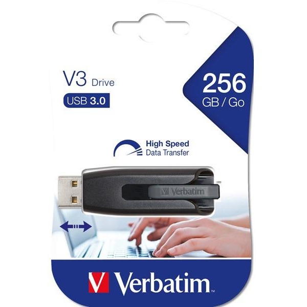 Chiavetta USB 3.0 V3 Verbatim 256 GB - 49168 - Y05744