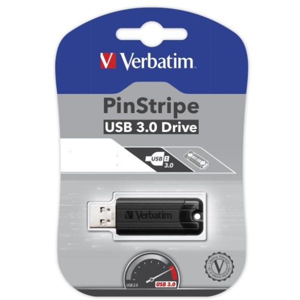 Chiavetta USB 3.0 PinStripe Verbatim 256 GB - 49320 - Y05758