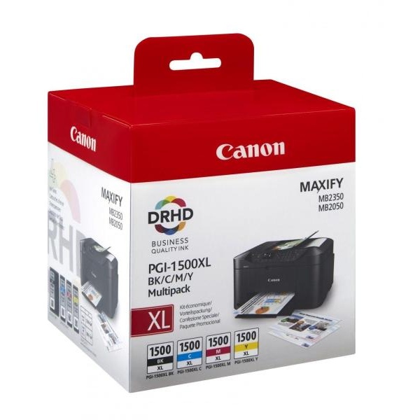 Cartuccia Canon PGI-1500XL BK/C/M/Y MULTI SEC (9182B005) nero -colore - Y08522