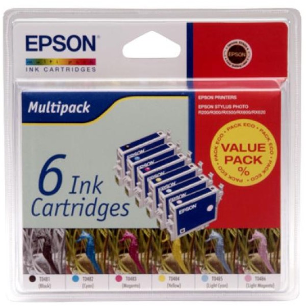 Cartuccia Epson T0487 (C13T04874020) 6 colori - Y09535