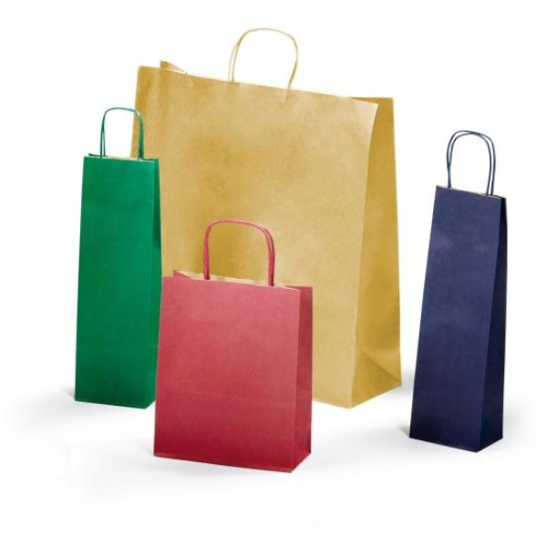 Sacchetti Di Carta Saul SDS26 - 25 Pezzi, 26x12x36cm, Robusti Per Shopping E Trasporto, Capacità Fino A 4kg - Foto 4