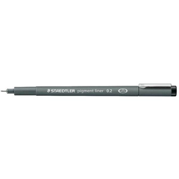 Pennarello pigment liner 308 nero 0,2mm staedtler - Z00015