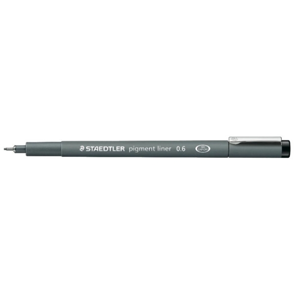 Pennarello pigment liner 308 nero 0,6mm staedtler - Z00018