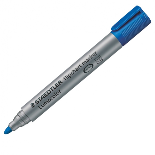 Marcatore lumocolor flipchart 356 punta tonda blu staedtler - Z00068