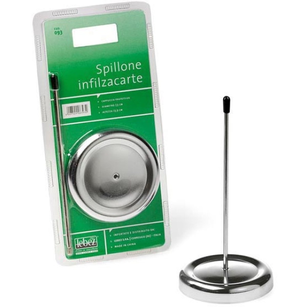 Spillone infilzacarte metallo c/cappuccio art.93 - Z00170