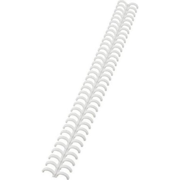 Scatola 50 dorsi clickbind 8mm bianco riapribile - Z00322
