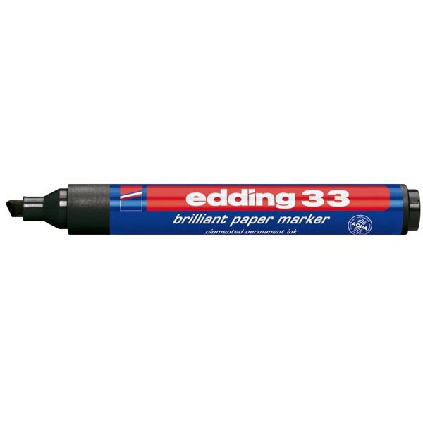 Edding Pennarello a fogli mobili 383 - verde - scatola da 10 - punta a scalpello 1-5 mm