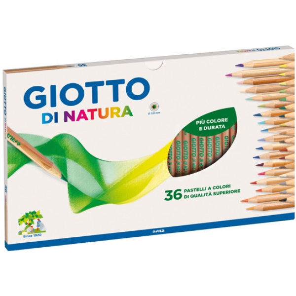 Astuccio 36 pastelli giotto di natura - Z00423