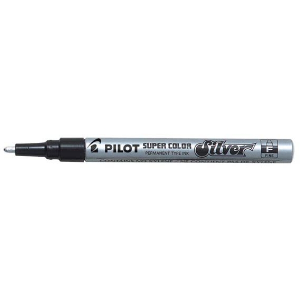 Marcatore super color silver fine a vernice pilot - Z00568