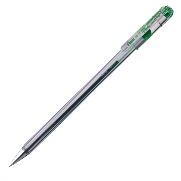 Pentel Line - Penna a sfera sottile in acciaio inox, punta da 0,8 mm