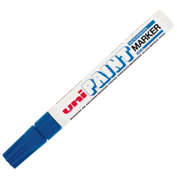 Marcatore uni paint px20 blu p. media a vernice - Z00646