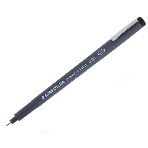 Pennarello pigment liner 308 nero 0,05mm staedtler - Z00758