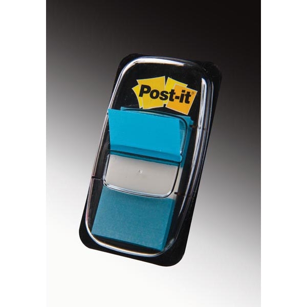 Segnapagina post-it 680-23 blu vivace 25.4x43.6mm 50foglietti - Z00780