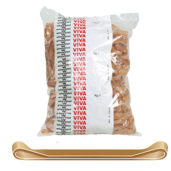 Elastico fettuccia caucciu' (para) ø 100 mm8 1kg - Z00966