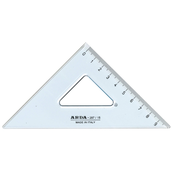 Squadra uni arda 45° 15cm - Z00987
