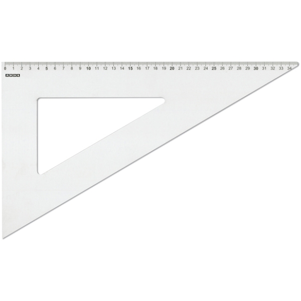 Squadra profil alluminio 60° 35cm arda - Z01001