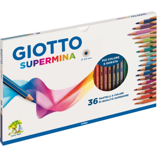 Astuccio 36 pastelli supermina giotto - Z01054