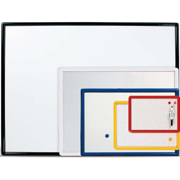 Lavagna magnetica lmv 26x36cm quadrettata cornice col. assort. - Z01075