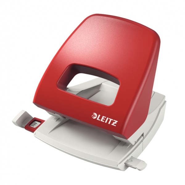 Perforatore 2 fori rosso mod.5005 max 25fg - metal rim leitz - Z01782