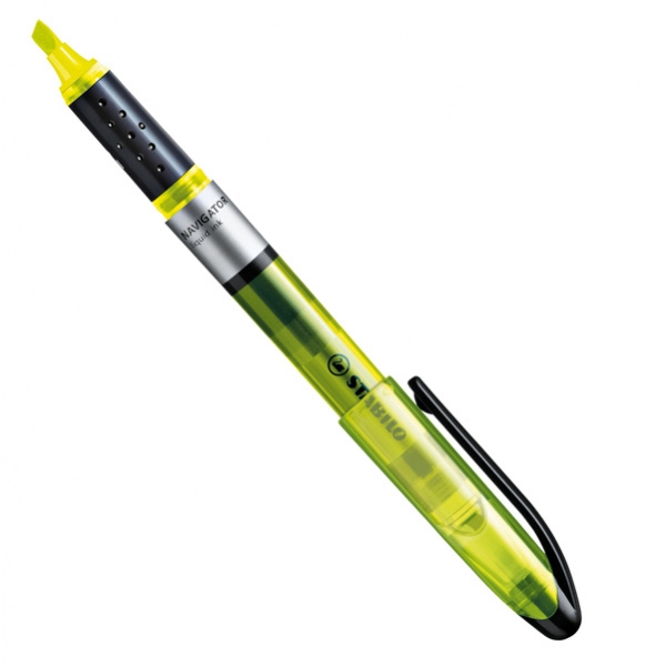 Evidenziatore a penna Stabilo giallo - tratto 1-4 mm (conf. 10)