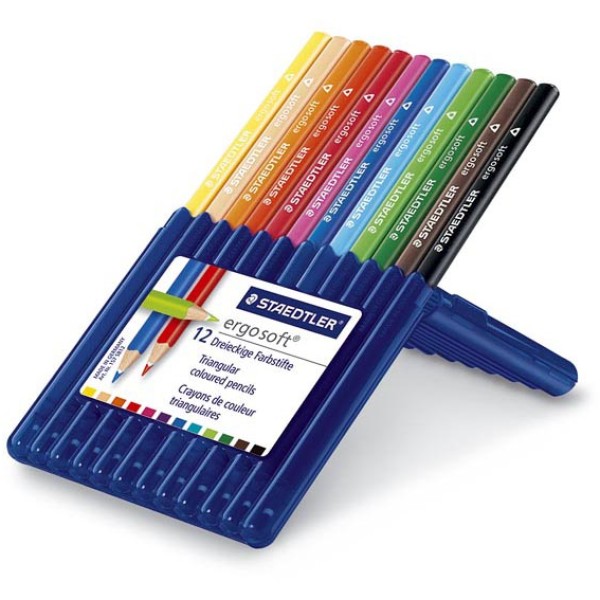 Astuccio 12 matite colorate ergosoft staedtler - Z01993