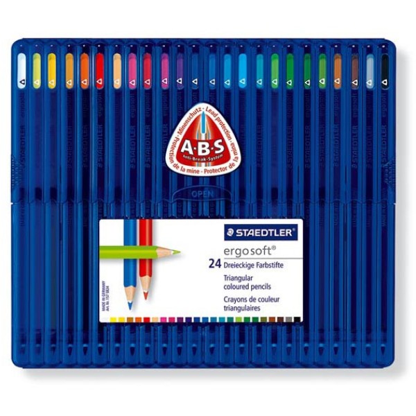 Astuccio 24 matite colorate ergosoft staedtler - Z01994