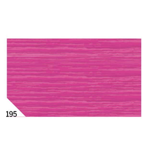 10rt carta crespa fucsia 195 (50x250cm) gr.60 sadoch - Z02022