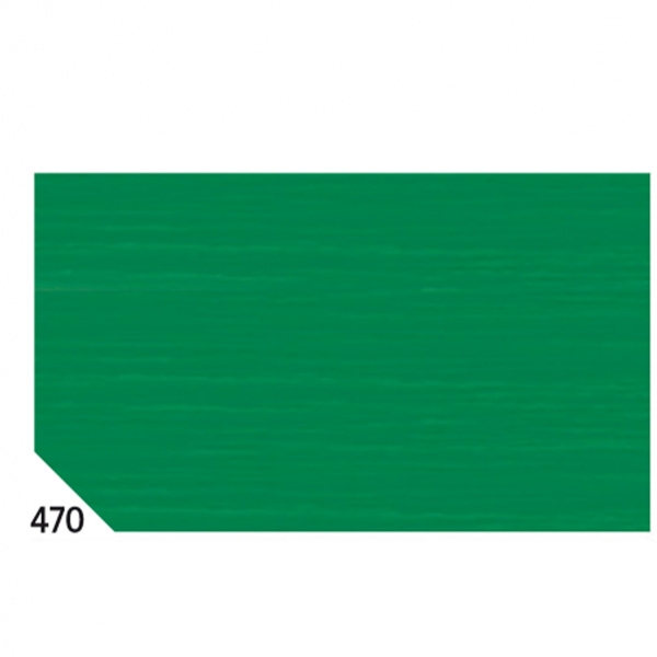 10rt carta crespa verde bandiera 470 (50x250cm) gr.60 sadoch - Z02028