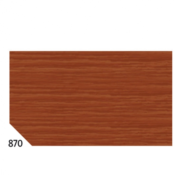10rt carta crespa marrone 870 (50x250cm) gr.60 sadoch - Z02030