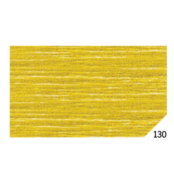 10rt carta crespa oro metal 130 (50x150cm) sadoch - Z02033