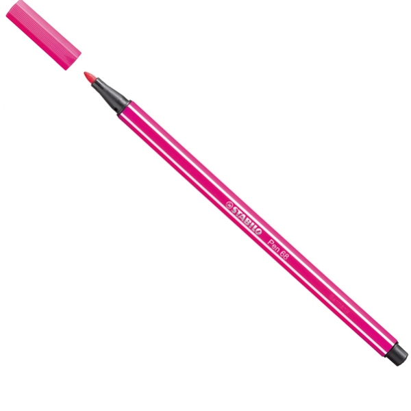 Pennarello stabilo pen 68/56 rosa scuro - Z02090