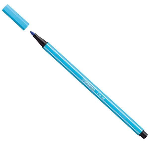 Pennarello stabilo pen 68/57 azzurro - Z02091