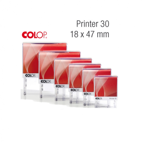 Timbro new printer 30 18x47mm autoinchiostrante colop - Z02232