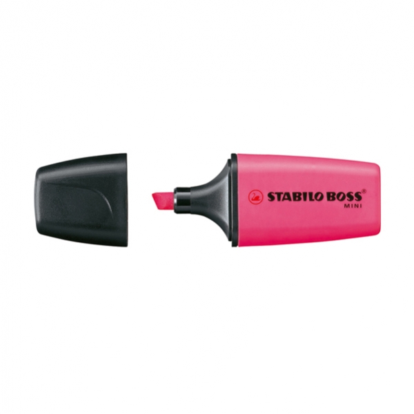 Evidenziatore stabilo boss mini rosa - Z02287