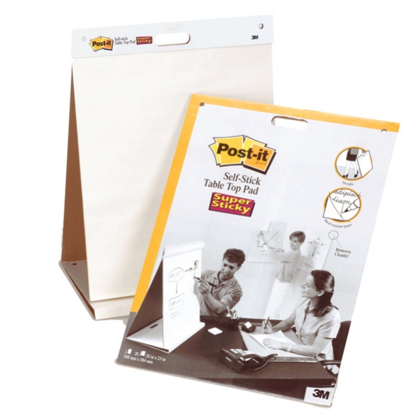 Blocco autoportante 20fg super sticky 563r 51x69cm post-it - Z02298