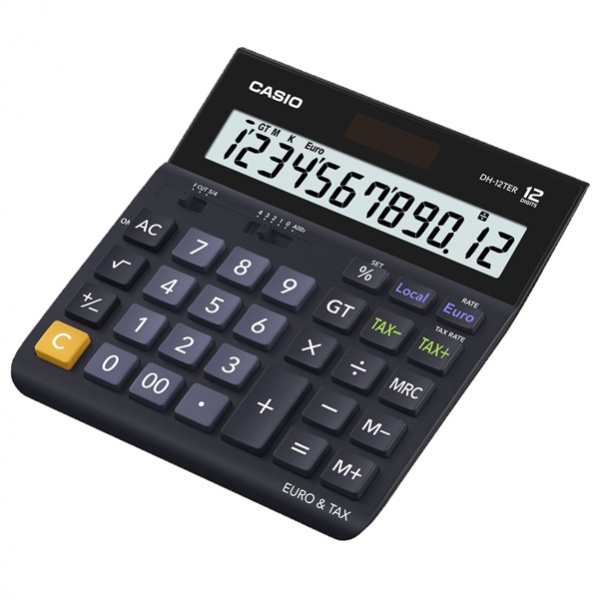 Calcolatrice da tavolo 12cifre dh-12ter casio - Z02338