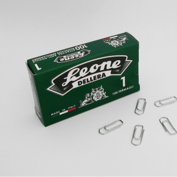 10 Scatole da fermagli n.1 mm20 zincati antiruggine leone - Z02464 - conf.10