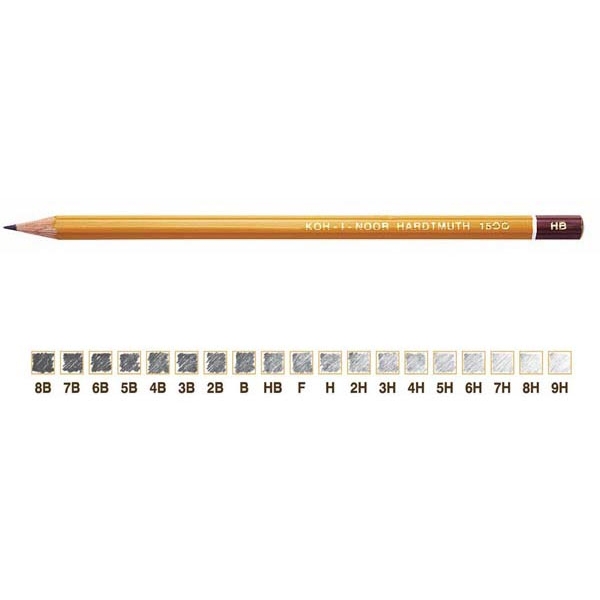 Scatola 12 matite h1500 2b koh.i.noor - Z02476