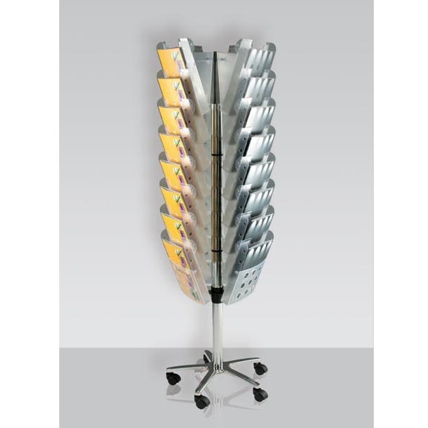 Espositore Girevole Per Gioielli DADEA - 3 Ripiani, 30 Ganci, Metallo, Appendibile, 71cm - Foto 13